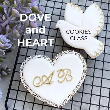 Cookies - Dove and heart