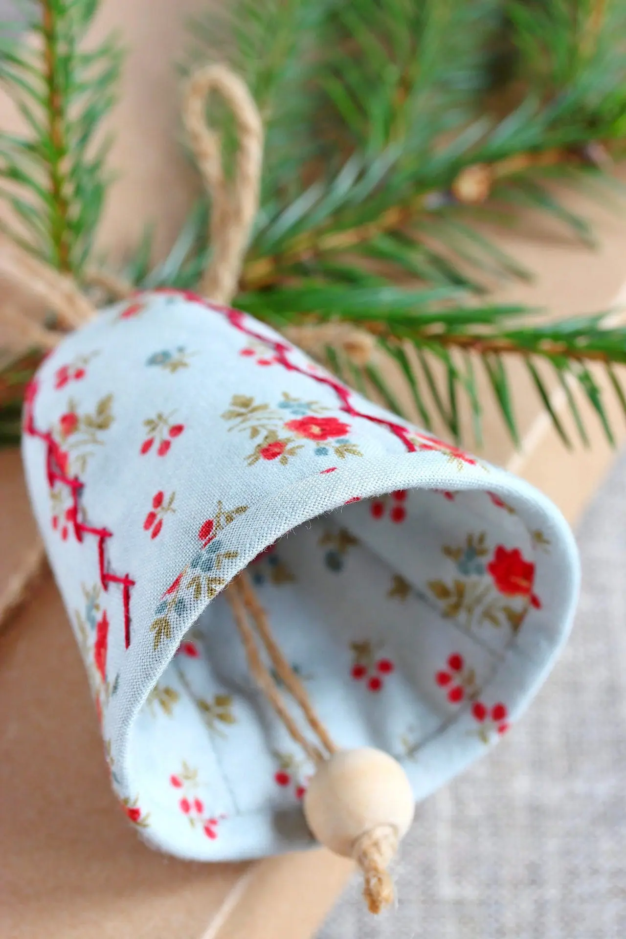 PDF Christmas Bell Ornament Sewing Pattern 2 PDF Christmas Bell Ornament Sewing Pattern - Image 2