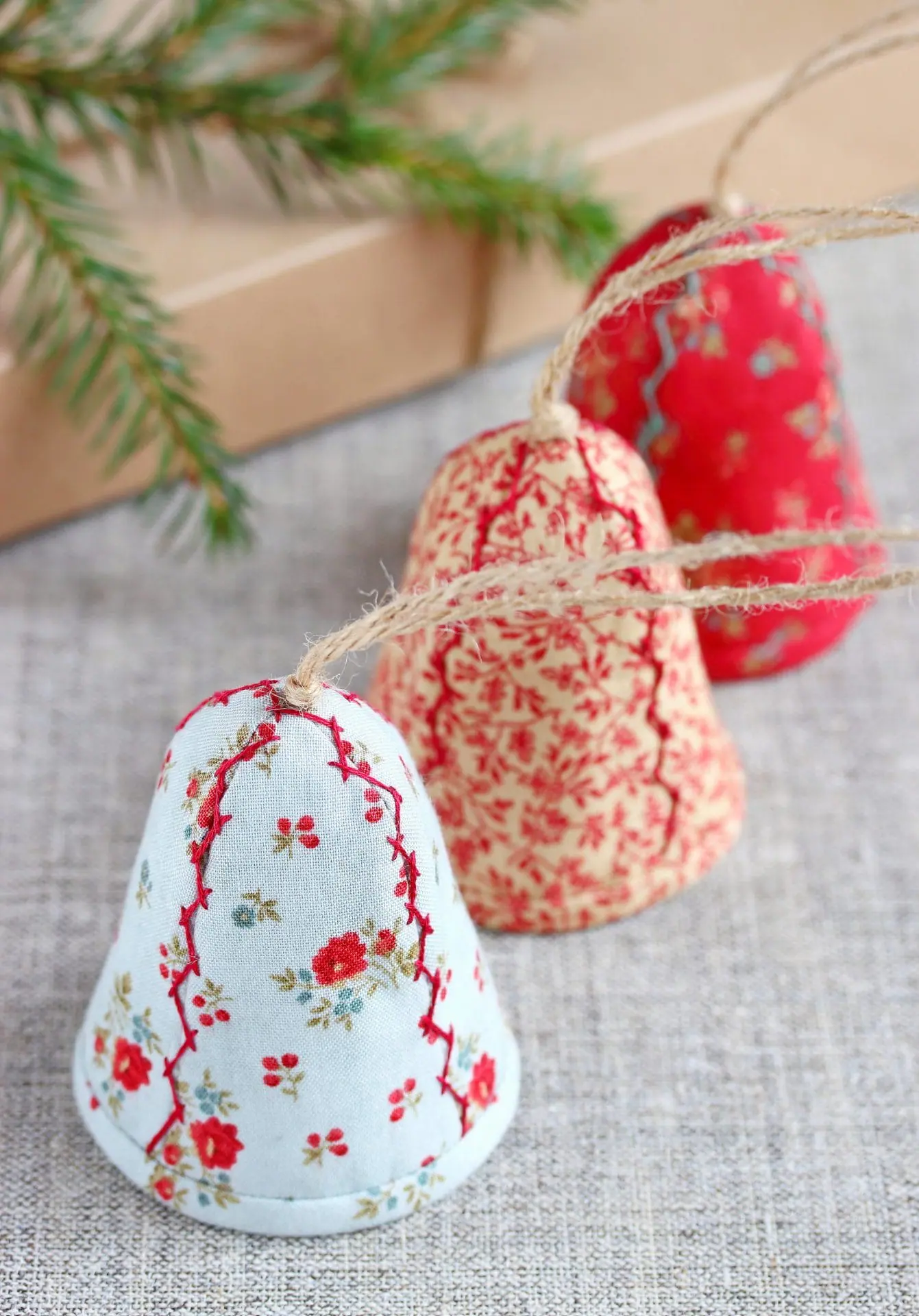 PDF Christmas Bell Ornament Sewing Pattern 5 PDF Christmas Bell Ornament Sewing Pattern - Image 5