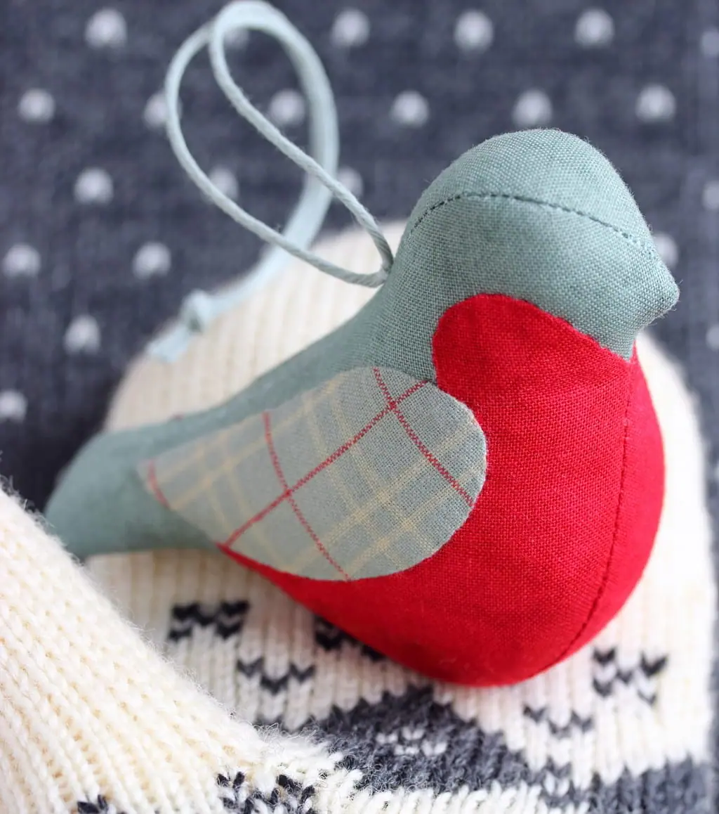 PDF Bullfinch Christmas Ornament Sewing Pattern 1 PDF Bullfinch Christmas Ornament Sewing Pattern