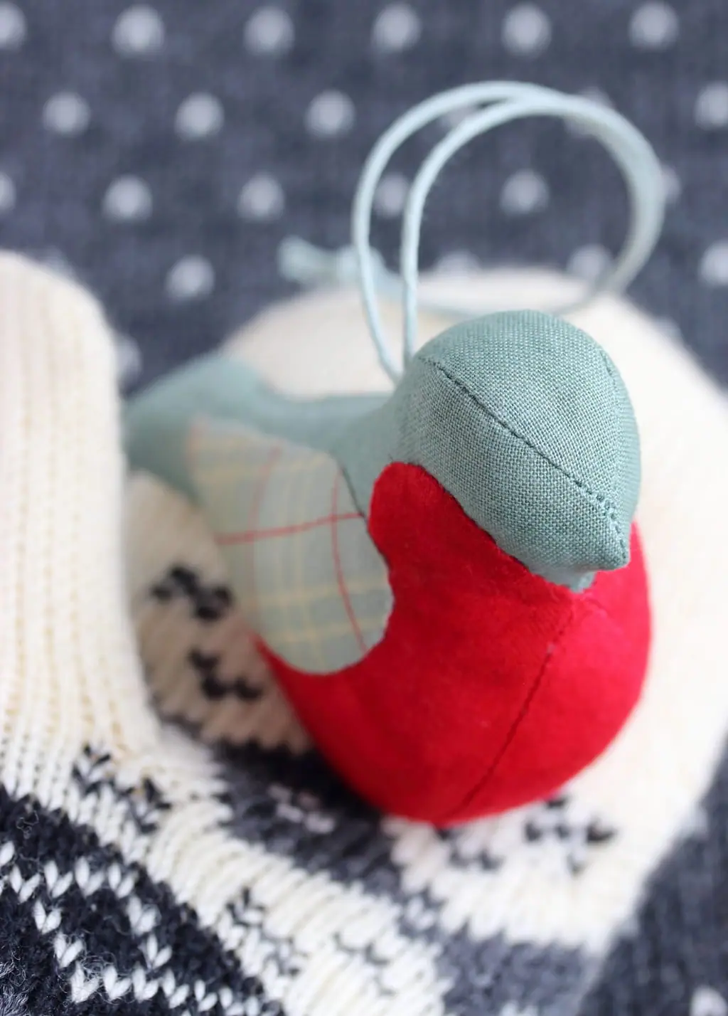 PDF Bullfinch Christmas Ornament Sewing Pattern 3 PDF Bullfinch Christmas Ornament Sewing Pattern - Image 3