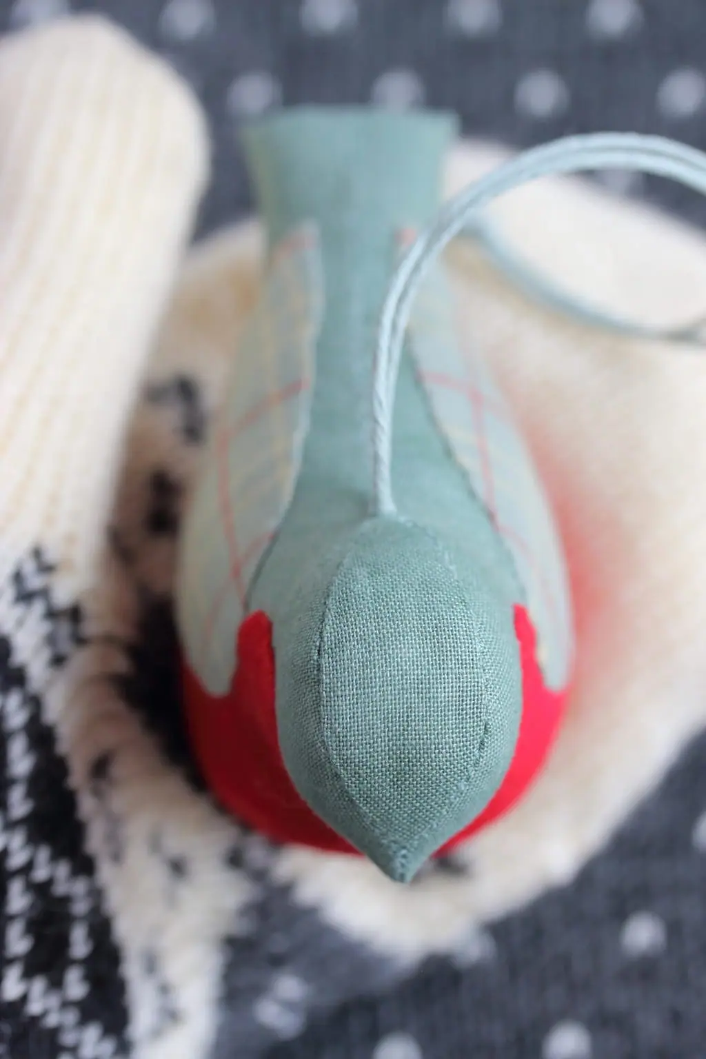 PDF Bullfinch Christmas Ornament Sewing Pattern 4 PDF Bullfinch Christmas Ornament Sewing Pattern - Image 4