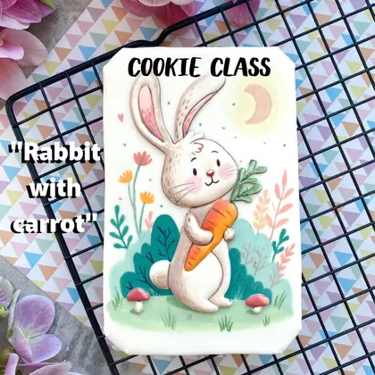 Cookie - Rabbit with carrot