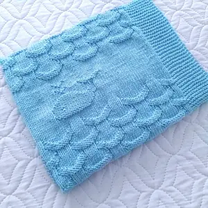 Step-by-Step Knitting Pattern Baby Blanket | v34