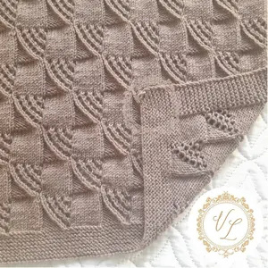 Baby Blanket Pattern, Knitting Pattern PDF, Seamless Blanket, Heirloom Knitting, DK Yarn Pattern