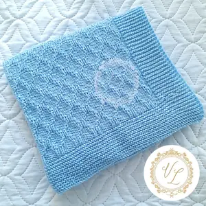 Step-by-Step Knitting Pattern Baby Blanket | v25