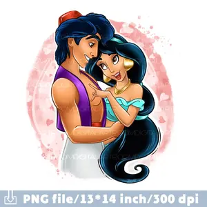 Princess Jasmine illustration Art print Sublimation
