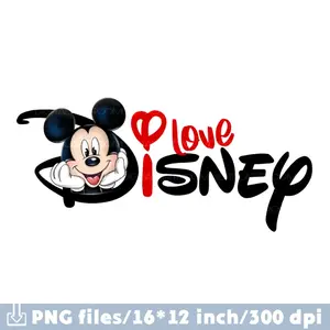 Mickey Mouse Disney Sublimation design Png