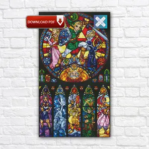Legend Of Zelda Cross Stitch Pattern, Twilight Princess PDF Chart