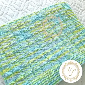 Blanket Knitting Pattern | Baby Blanket | V8