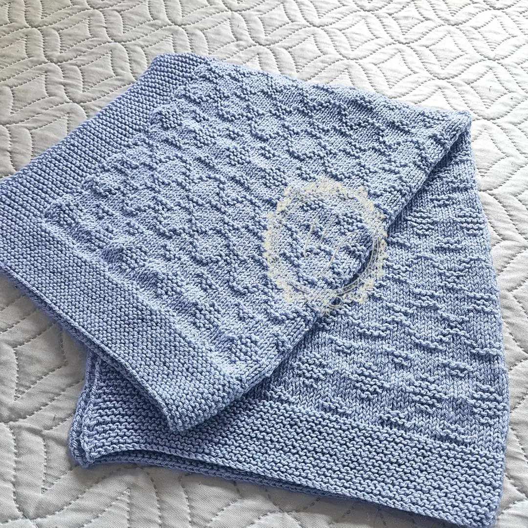 Step-by-Step Knitting Pattern Baby Blanket | v14 2 Step-by-Step Knitting Pattern Baby Blanket | v14 - Image 2