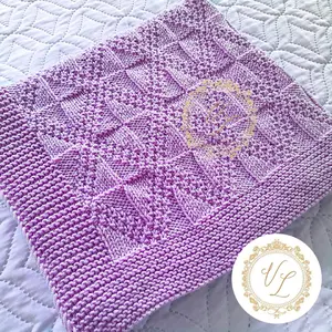 Step-by-Step Knitting Pattern Baby Blanket | v30
