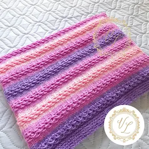 Blanket Knitting Pattern | Baby Blanket | v36