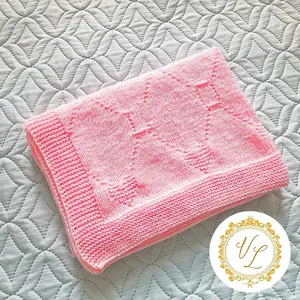 Step-by-Step Knitting Pattern Baby Blanket | V104