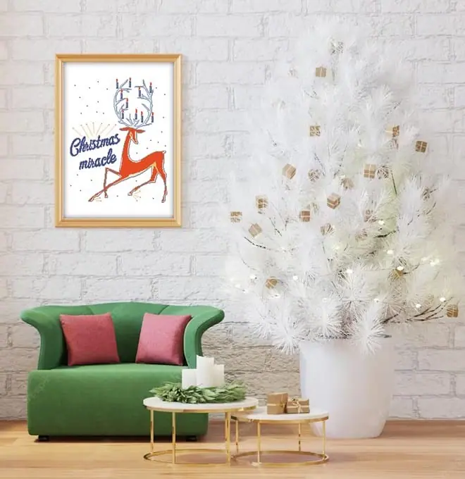 Cross Stitch Pattern Christmas Deer Xmas Winter New Year Decor 8 Cross Stitch Pattern Christmas Deer Xmas Winter New Year Decor - Image 8