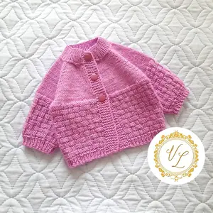 Knitting Pattern Cardigan | Baby Cardigan Pattern V17
