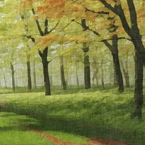 Painting - "Whispering Woods''