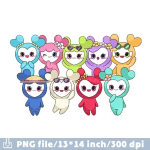Twice fanart Sublimation design Clipart