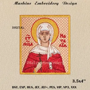 Icon of Natalia of Nicomedia 3.5x4"