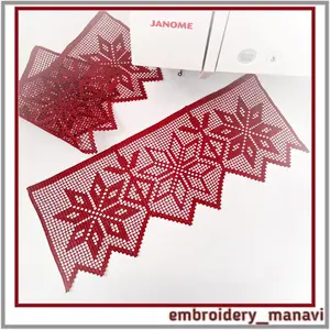 Alatyr star FSL crochet freestanding lace machine embroidery full element