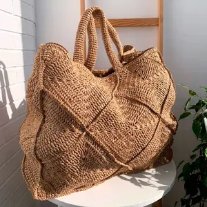 Crochet pattern Weekender bag, Granny Square Bag, Tutorial PDF