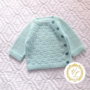 Sweater Knitting Pattern | Baby Cardigan Pattern V22