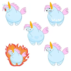 Cute Unicorn Coloring Page for Kids