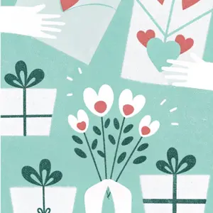 Mother’s Day Illustration Bundle: 3 Greeting Card Designs JPG