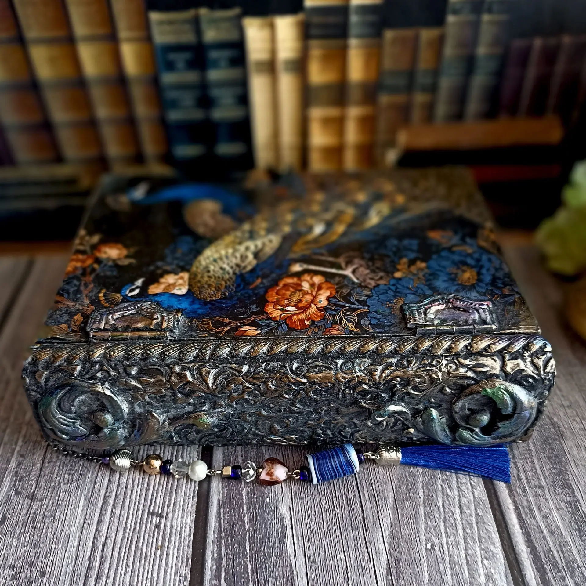 Peacock Book-Box,Card box,Box for money,Banknote case,Jewelry box 2 Book-Box Peacock,Card box,Keepsake box,Box for money,Banknote case,Jewelry box