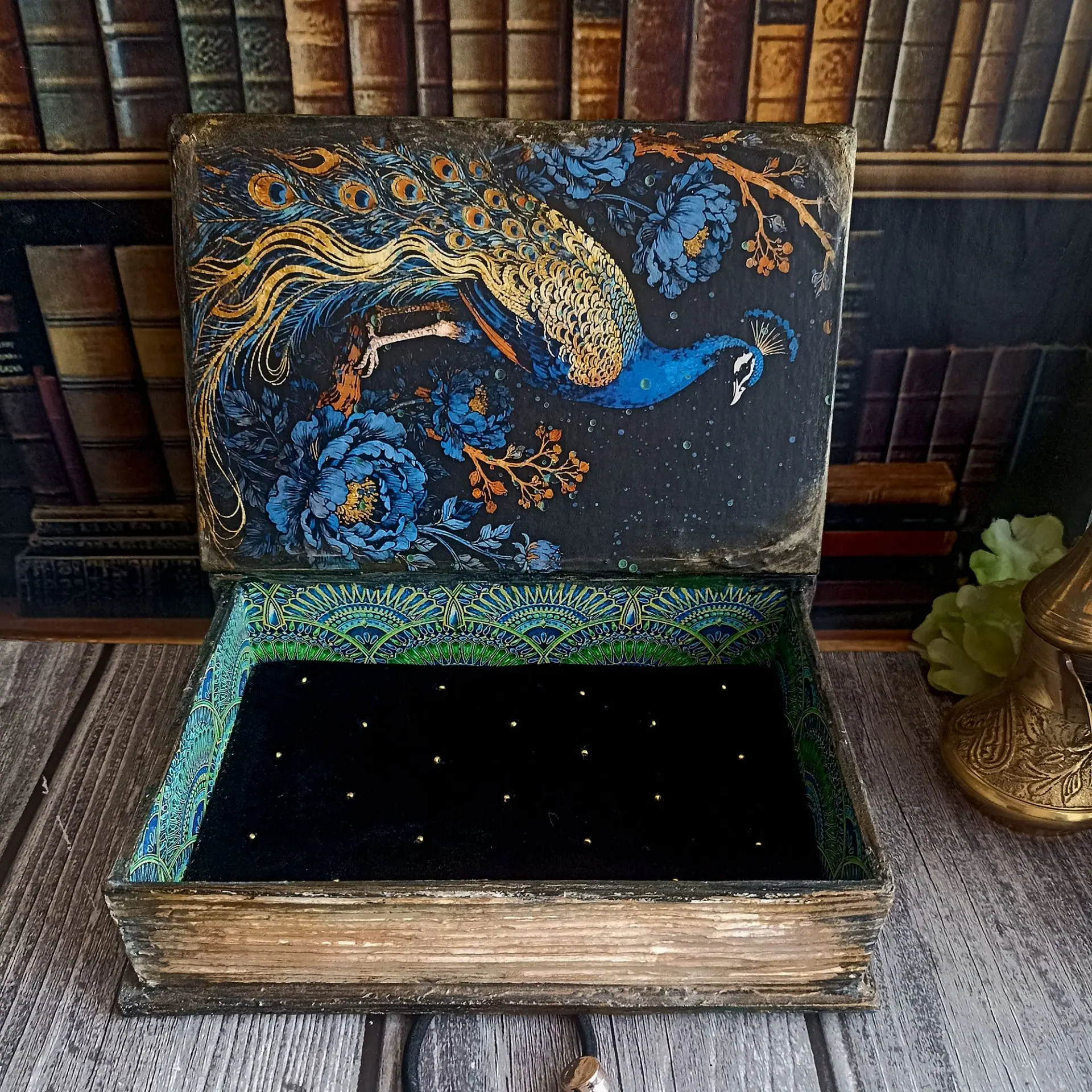 Peacock Book-Box,Card box,Box for money,Banknote case,Jewelry box 9 Book-Box Peacock,Card box,Keepsake box,Box for money,Banknote case,Jewelry box