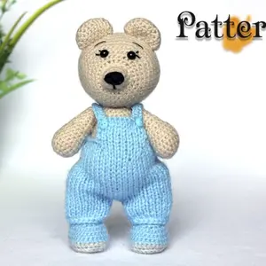 Crochet pattern toy bear amigurumi