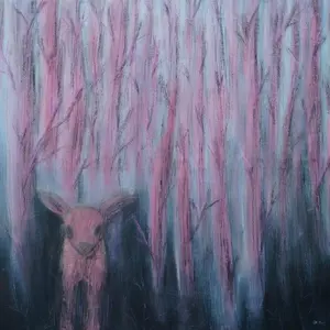 Thin line of the forest, series A silent mutation of light