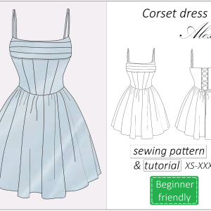 corset dress sewing pattern Alexa