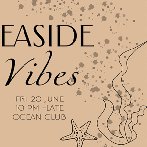 Seaside Vibes Party Ticket Template Beach Event Invite