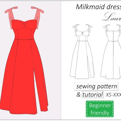 milkmaid dress sewing pattern