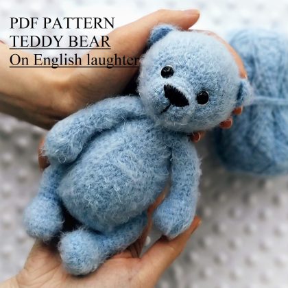 PDF Pattern Teddy Bear, Crochet pattern teddy bear
