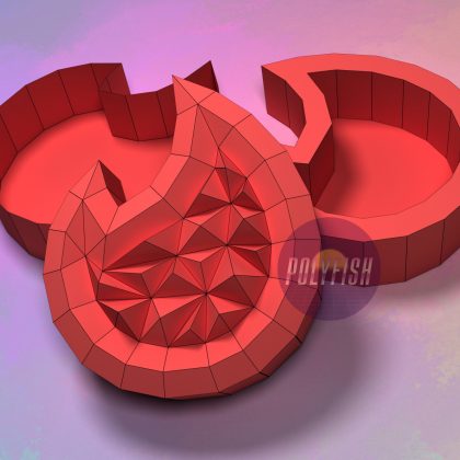DIY Tinder Box template Papercraft PDF