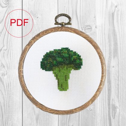 Cross stitch Broccoli