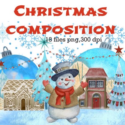 Christmas composition