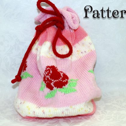 Bucket backpack knitting pattern