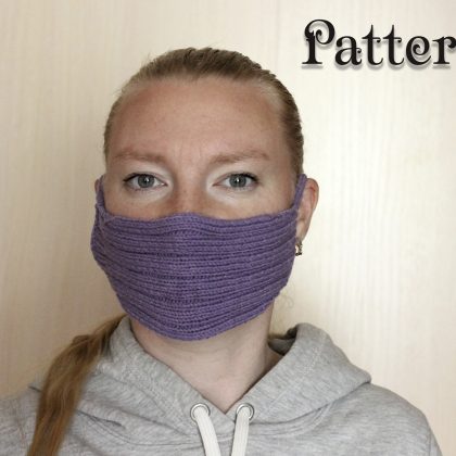 Knit mask pattern