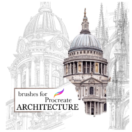 ARCHITECTURE brushes for Procreate