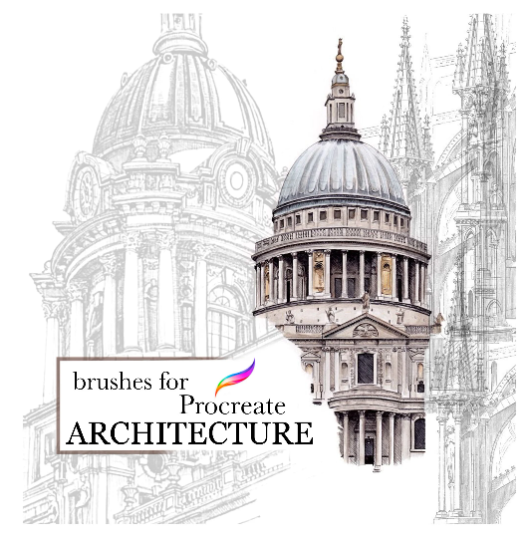 ARCHITECTURE brushes for Procreate 1 ARCHITECTURE brushes for Procreate