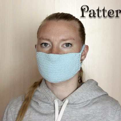 Knitted face mask pattern