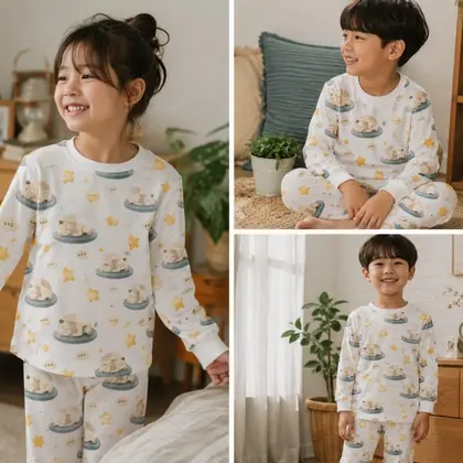 Cute Sleeping Cats Seamless Pattern