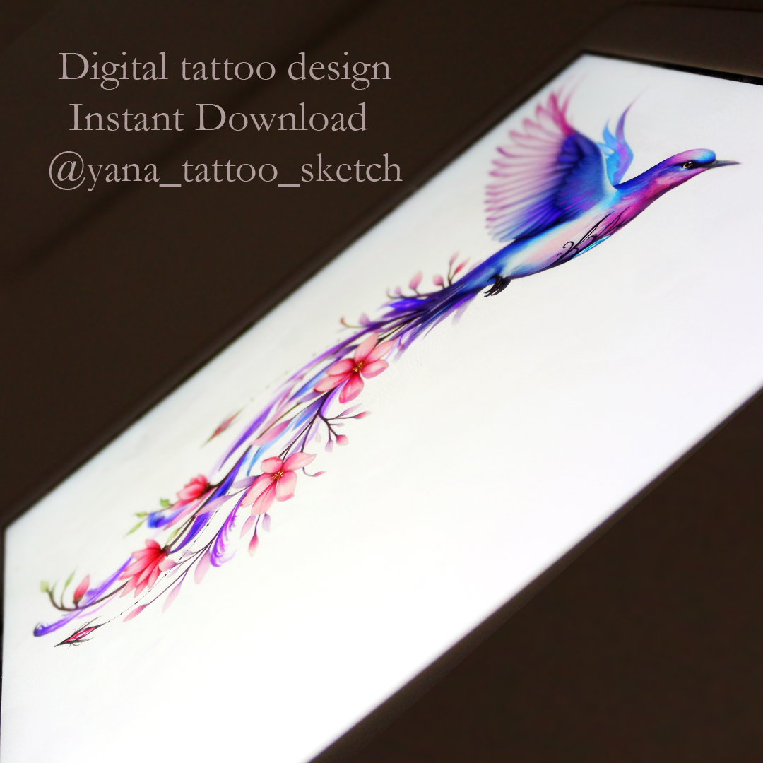 Flying Bird Tattoo Design Flowers And Bird Tattoo Idea Sketch 1 Flying Bird Tattoo Design Flowers And Bird Tattoo Idea Sketch