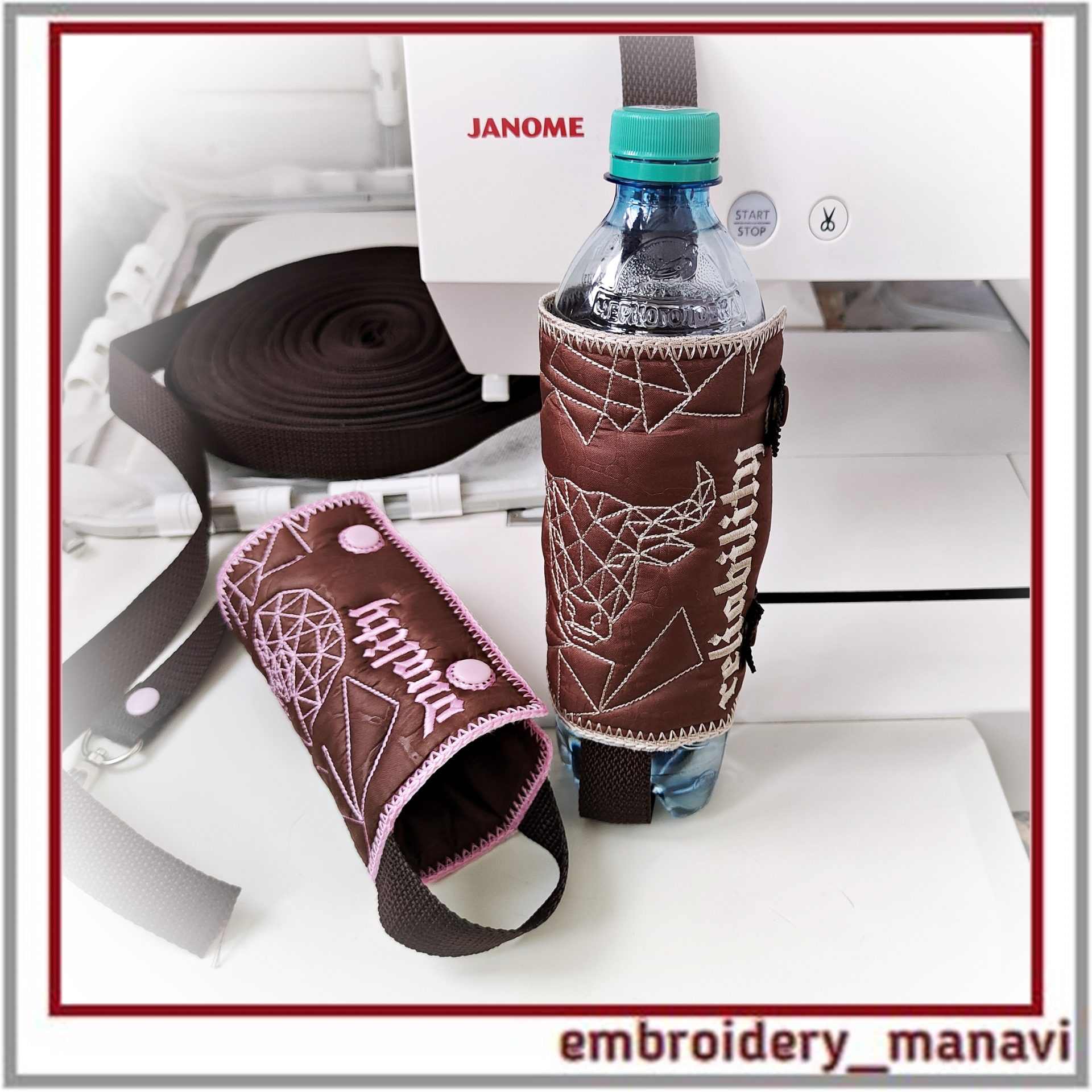 Taurus Reliability Bottle Holder ITH Embroidery Design 5 Taurus Reliability Bottle Holder ITH Embroidery Design - Image 5