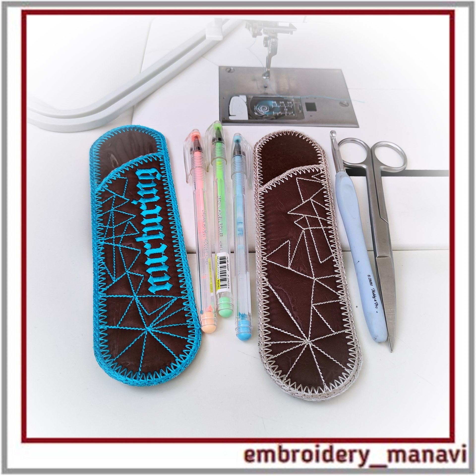 Cancer «Nurturing» ITH Set — 9 Geometric Embroidery Designs 7 Cancer «Nurturing» ITH Set — 9 Geometric Embroidery Designs - Image 7