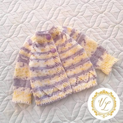 Knitting Pattern Cardigan | Baby Cardigan Pattern V29