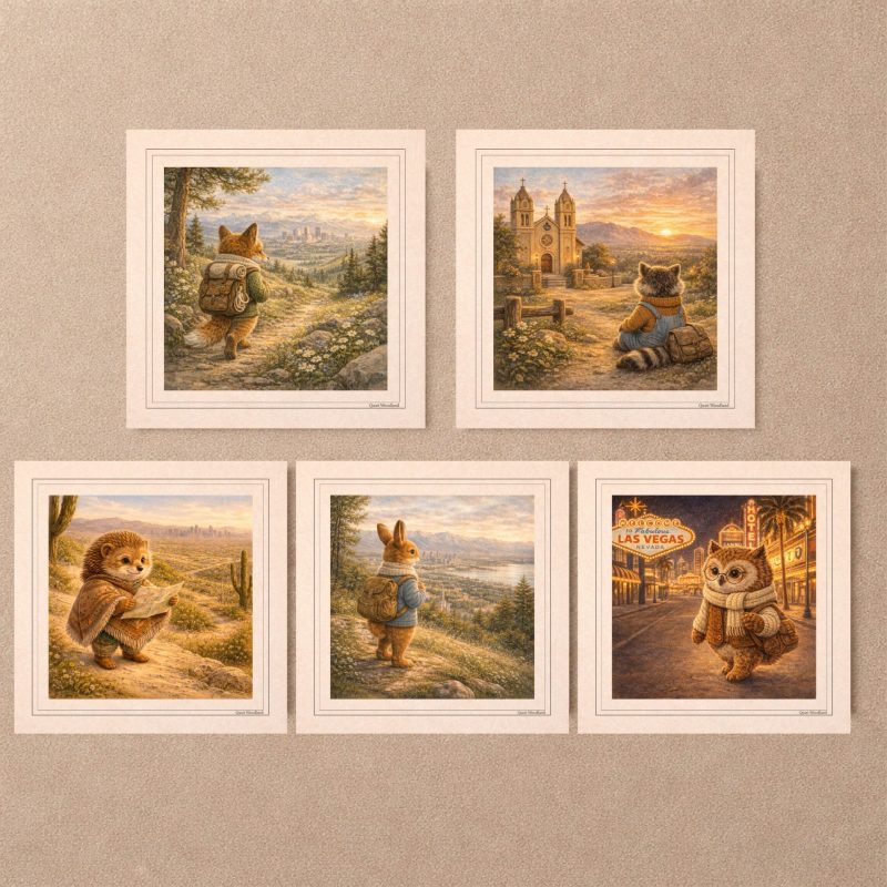 Postcard Set Printable